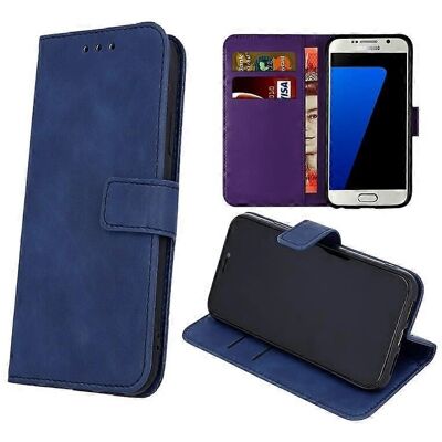 TechSolz iPhone XR Book Case Navy Blue - Handyhülle & Brieftasche TechSolz iPhone XR Book Case Navy Blue - Handyhülle & Brieftasche