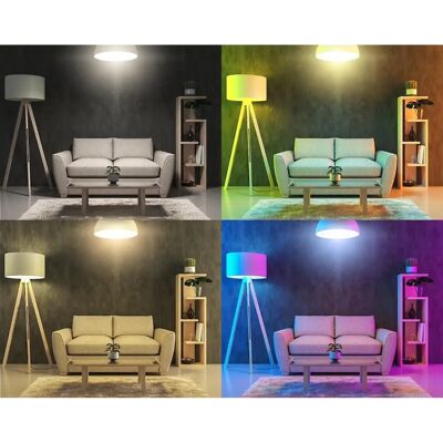 Forever Älykäs RGB LED E27 WiFi Valaisin 10W/60W, 806lm Forever Älykäs RGB LED E27 WiFi Valaisin 10W/60W, 806lm