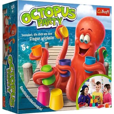Trefl Octopus Party - Jeu avec Bras de Tentacules - 26x26x8 cm - Publicité Trefl Octopus Party - Jeu avec Bras de Tentacules - 26x26x8 cm - Publicité