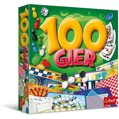 Trefl Gra planszowa 100 Gier - Gra planszowa Trefl Gra planszowa 100 Gier - Gra planszowa
