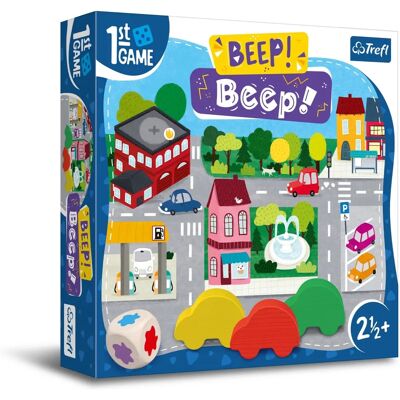 Trefl Beep Beep - Jeu de circulation urbaine pour enfants - Publicité Trefl Beep Beep - Jeu de circulation urbaine pour enfants - Publicité