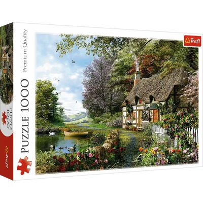 Trefl 10297 Puzzle - 1000 Stück Puzzle - Waldhütte Trefl 10297 Puzzle - 1000 Stück Puzzle - Waldhütte