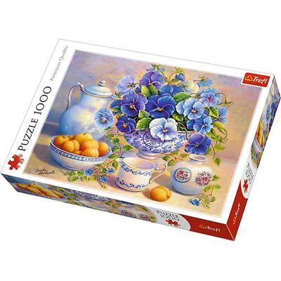 Trefl Modèle 10466 Bouquet Bleu Puzzle 1000 pièces - Puzzle Trefl Modèle 10466 Bouquet Bleu Puzzle 1000 pièces - Puzzle