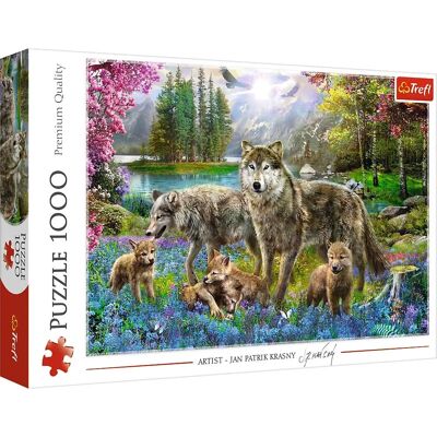 Trefl 10558 Puzzle Wolf Family - Puzzle Trefl 10558 Puzzle Wolf Family - Puzzle