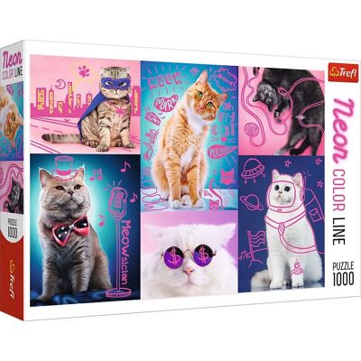 Trefl Modell 10581T Neon Color Line Puzzle - Puzzle Trefl Modell 10581T Neon Color Line Puzzle - Puzzle