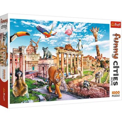 Trefl Städte Puzzle 1000 Stück - Lustige Städte Edition Trefl Städte Puzzle 1000 Stück - Lustige Städte Edition