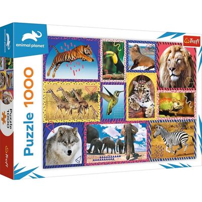 Trefl 10673 Puzzle - Animal Planet : Animaux Sauvages - Puzzle 1000 pièces - Publicité Trefl 10673 Puzzle - Animal Planet : Animaux Sauvages - Puzzle 1000 pièces - Publicité