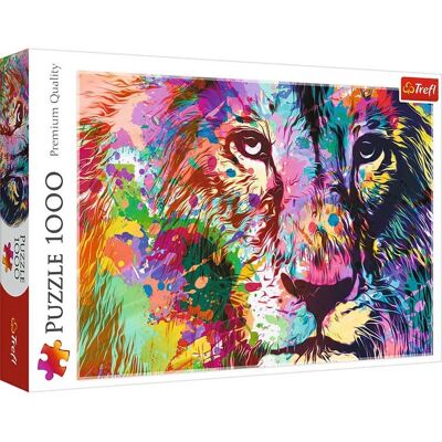 Trefl 10707 Puzzle - Bunter Löwe - 1000 Stück - Puzzle Trefl 10707 Puzzle - Bunter Löwe - 1000 Stück - Puzzle