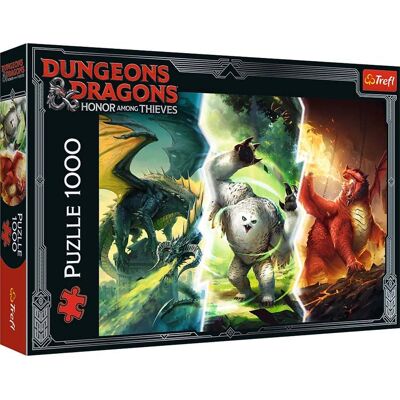 Trefl Puzzle 1000 – Dungeons & Dragons: Legendary Monsters of Faerûn - Rompecabezas Trefl Puzzle 1000 – Dungeons & Dragons: Legendary Monsters of Faerûn - Rompecabezas