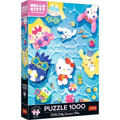 Rompecabezas Hello Kitty 1000 piezas - Trefl Premium Plus Rompecabezas Hello Kitty 1000 piezas - Trefl Premium Plus