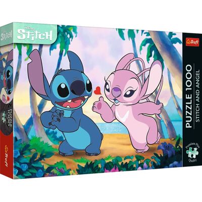 Puzzle Trefl Stitch & Angel 1000 pièces - Puzzle - Publicité Puzzle Trefl Stitch & Angel 1000 pièces - Puzzle - Publicité