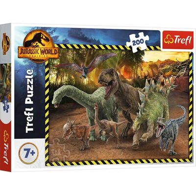 Trefl Dinosauriënpuzzel 200 Stukjes Trefl Dinosauriënpuzzel 200 Stukjes