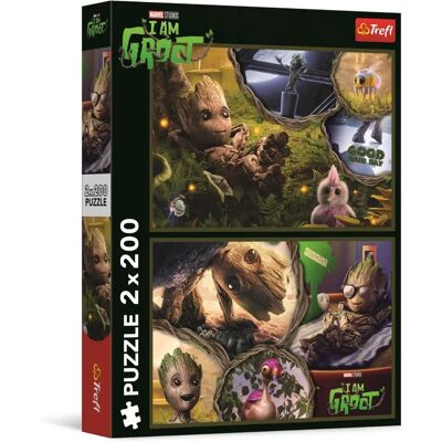 Trefl Model - Groot Guardians Puzzel - Puzzel 200 Stukjes Trefl Model - Groot Guardians Puzzel - Puzzel 200 Stukjes
