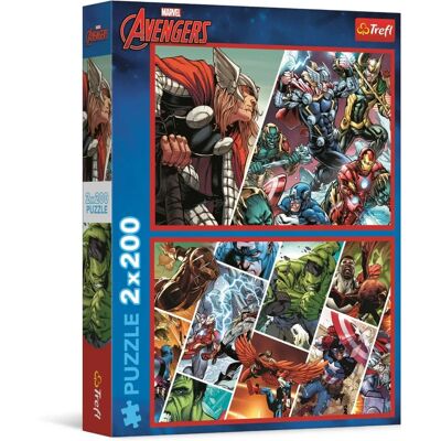 Trefl Puzzle 2x200 Darab - Marvel Bosszúállók Puzzle Trefl Puzzle 2x200 Darab - Marvel Bosszúállók Puzzle