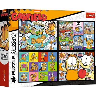 Puzzle Trefl 250 pcs Garfield - Puzzle pour enfants Puzzle Trefl 250 pcs Garfield - Puzzle pour enfants