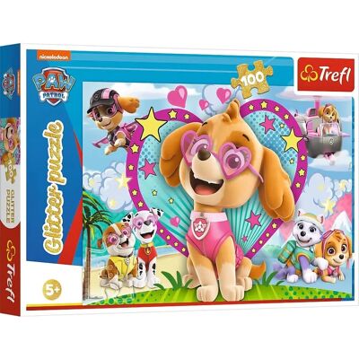Trefl 100 Glitter Sky Paw Patrol Pussel Trefl 100 Glitter Sky Paw Patrol Pussel