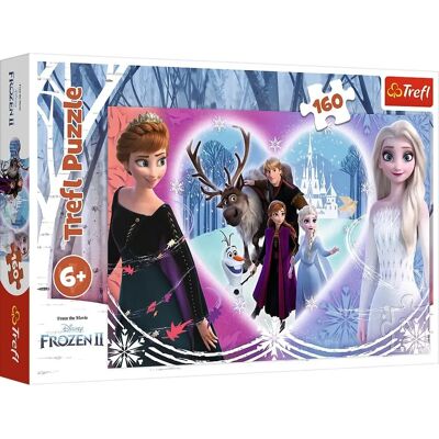 Trefl Puzzle 160 - Frozen 2 - Moments Joyeux - Puzzle Type - Publicité Trefl Puzzle 160 - Frozen 2 - Moments Joyeux - Puzzle Type - Publicité