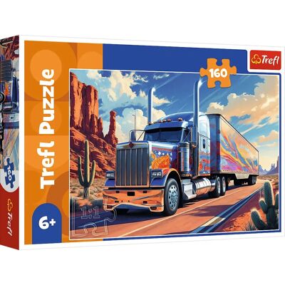 Trefl 15413 Puzzel - Kleurrijke Voertuigen - 160 stuks Trefl 15413 Puzzel - Kleurrijke Voertuigen - 160 stuks