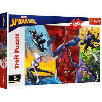 Puzzle Spider-Man - 100 Pièces - Type de Puzzle - Publicité Puzzle Spider-Man - 100 Pièces - Type de Puzzle - Publicité