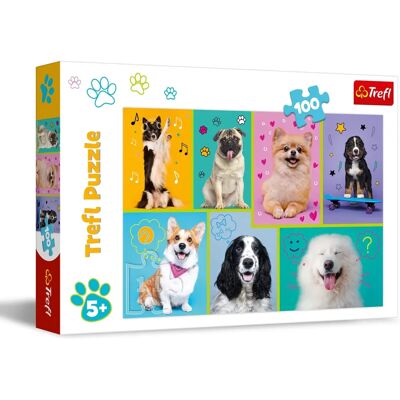 Trefl Puzzle Hundewelt 100 Stück Trefl Puzzle Hundewelt 100 Stück