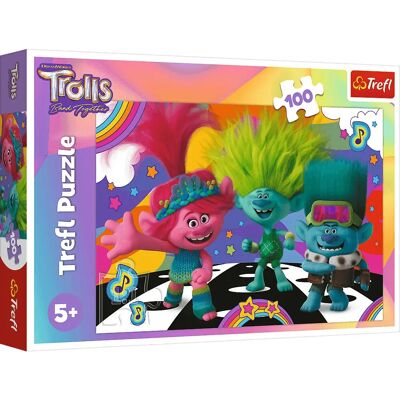 Puzzle Trefl 16461 - 100 pezzi Troll dei cartoni animati Puzzle Trefl 16461 - 100 pezzi Troll dei cartoni animati