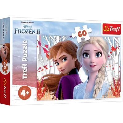 Puzzle Frozen de Trefl - Elsa et Anna - 60 pièces - Disney Frozen Puzzle Frozen de Trefl - Elsa et Anna - 60 pièces - Disney Frozen