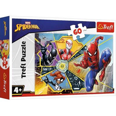 Trefl 17372 Puzzle - Spider-Man sur le Net - 60 pièces Trefl 17372 Puzzle - Spider-Man sur le Net - 60 pièces
