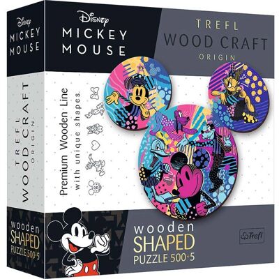 Puzzle in Legno Mickey Mouse di Trefl - 505 Pezzi Puzzle in Legno Mickey Mouse di Trefl - 505 Pezzi