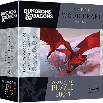 Trefl Puzzle Drewniane 500+1 - Dungeons & Dragons Fantasy Trefl Puzzle Drewniane 500+1 - Dungeons & Dragons Fantasy