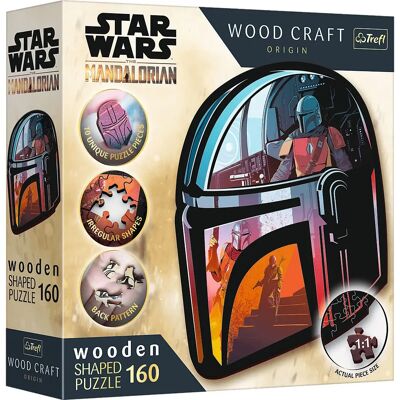 Trefl Malli 20186 Puu palapeli Star Wars Mandalorian - 160 kappaletta Trefl Malli 20186 Puu palapeli Star Wars Mandalorian - 160 kappaletta
