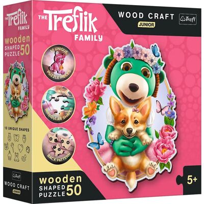 Trefl Houten Puzzel 50 Stukjes Dieren Trefl Houten Puzzel 50 Stukjes Dieren