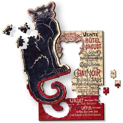 Trefl Theophile Alexandre Steinlen - Holzpuzzle - Die Schwarze Katze - 200 Teile Trefl Theophile Alexandre Steinlen - Holzpuzzle - Die Schwarze Katze - 200 Teile