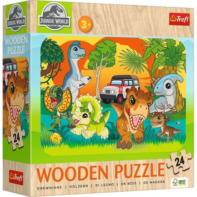 Trefl 20276 Palapeli - Jurassic World, Meet Dinosaurs - 24 kpl - Palapeli lapsille Trefl 20276 Palapeli - Jurassic World, Meet Dinosaurs - 24 kpl - Palapeli lapsille