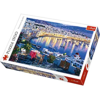 Puzzle Mykonos Couché de Soleil - Puzzle - Publicité Puzzle Mykonos Couché de Soleil - Puzzle - Publicité