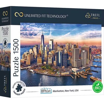 Puzzle ville Trefl Manhattan 1500 pièces - Publicité Puzzle ville Trefl Manhattan 1500 pièces - Publicité