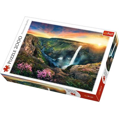 Puzzle Trefl 27091 - 2000 pezzi - Cascata Islanda Puzzle Trefl 27091 - 2000 pezzi - Cascata Islanda