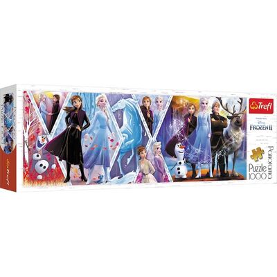 Puzzle Trefl 29048 Frozen 2 - Panorama 1000 pièces - Publicité Puzzle Trefl 29048 Frozen 2 - Panorama 1000 pièces - Publicité