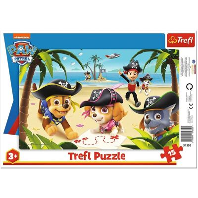 Puzzle Trefl 15 pièces Paw Patrol - Puzzle - Publicité Puzzle Trefl 15 pièces Paw Patrol - Puzzle - Publicité