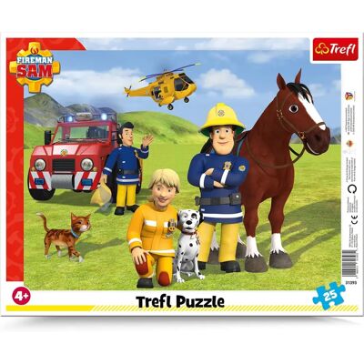 Trefl Fireman Sam Kirakós - 25 Darab - Őrjáratban Trefl Fireman Sam Kirakós - 25 Darab - Őrjáratban