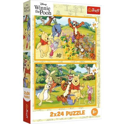 Puzzle Trefl 34436 - Dessins animés 24 pièces - Winnie l'Ourson - Puzzle Puzzle Trefl 34436 - Dessins animés 24 pièces - Winnie l'Ourson - Puzzle