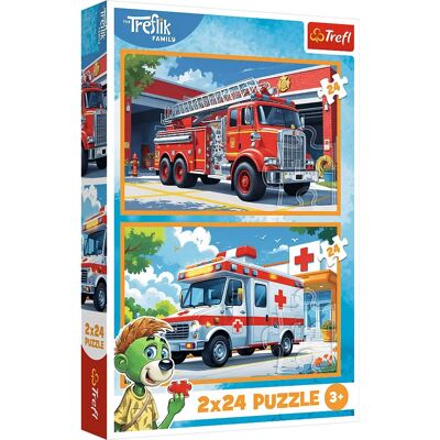 Trefl 34447 Puzzle - Járművek, 24 db Trefl 34447 Puzzle - Járművek, 24 db