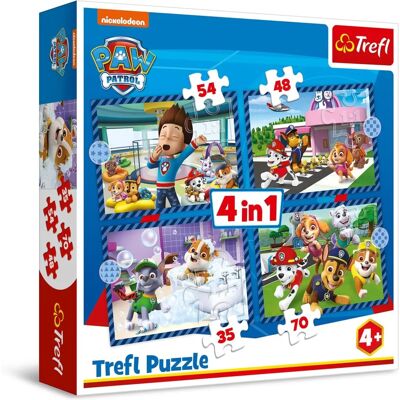 Trefl Dog Matter Paw Patrol 4-in-1 Puzzle Trefl Dog Matter Paw Patrol 4-in-1 Puzzle