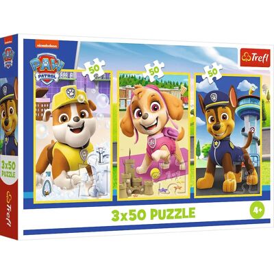 Trefl Puzzle 3-in-1 Paw Patrol Kinderspiel 50 Stück Trefl Puzzle 3-in-1 Paw Patrol Kinderspiel 50 Stück