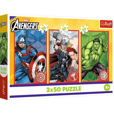 Puzzle Trefl 3 en 1 Marvel Les Avengers - 150 pièces Puzzle enfant Puzzle Trefl 3 en 1 Marvel Les Avengers - 150 pièces Puzzle enfant