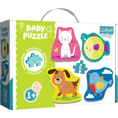 Trefl 36074 Puzzle - Animali Bebè 4x2 Pezzi Trefl 36074 Puzzle - Animali Bebè 4x2 Pezzi