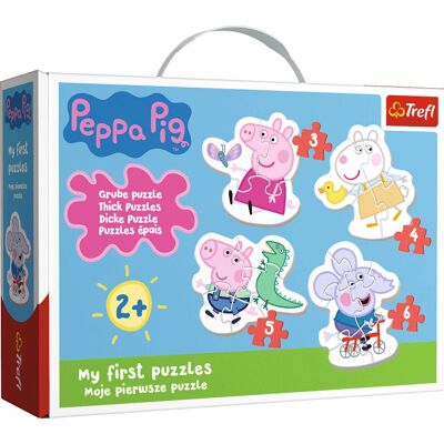Puzzle Peppa Pig Trefl - Classique Bébé 18 Pièces - Publicité Puzzle Peppa Pig Trefl - Classique Bébé 18 Pièces - Publicité