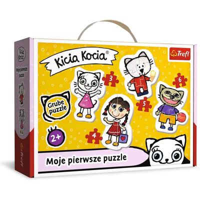 trefl Baby Puzzle Kicia Kocia 4in1 - Puzzle trefl Baby Puzzle Kicia Kocia 4in1 - Puzzle