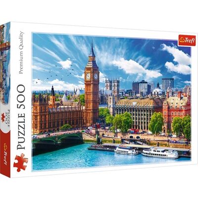 Trefl London 500 darabos Napfény Puzzle - Puzzle Trefl London 500 darabos Napfény Puzzle - Puzzle