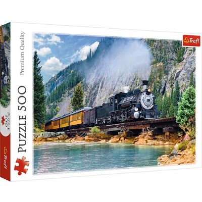 Trefl 37379 Puzzle Train - Puzzle de 500 pièces - Publicité Trefl 37379 Puzzle Train - Puzzle de 500 pièces - Publicité