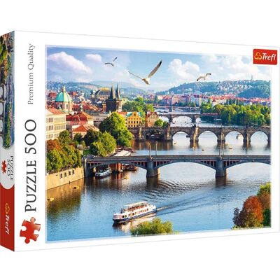 Trefl Prag Stadt Puzzle - 500 Stück - Puzzle Trefl Prag Stadt Puzzle - 500 Stück - Puzzle